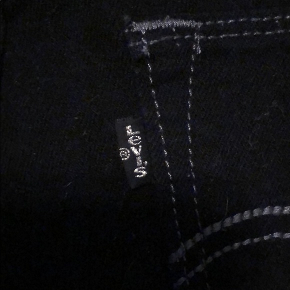 Levi Dark Denim Shorts - Picture 5 of 6